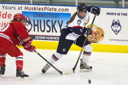 Alice Hughes and the Huskies were shut out by Vermont for the second time this season