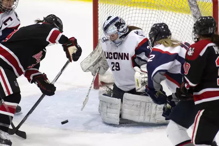 Chuli made 66 saves on 68 shots in two games vs. Providence