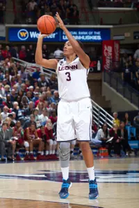 Morgan Tuck played in only eight games this season for the Huskies.
