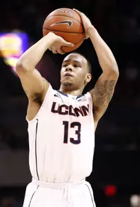 UConn senior guard Shabazz Napier scored 12 points for the Huskies on Saturday.