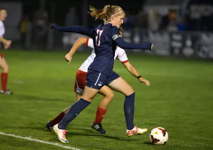 Julie Hubbard recorded a team-high five shots in the setback