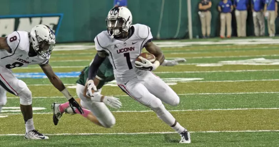 Dhammer Bradley and the Huskies visit East Carolina on Thursday.