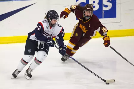 Kelly Harris scored on the power play in the draw