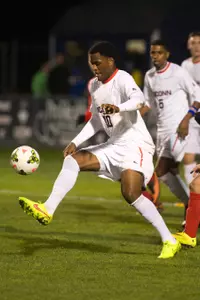 Cyle Larin ranks No. 20 among Division I players with 1.46 points per game this season.