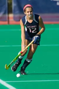 Olivia Bolles was one of four Huskies to score a goal in UConn's 6-1 win over Kent St. on Saturday.