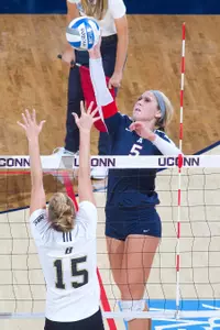 Devon Maugle collected her 1,000th career kill against ECU on Sunday.