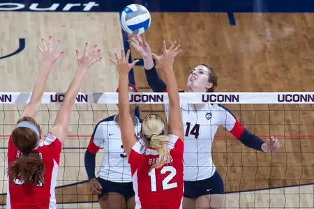 Hayley Cmajdalka hit a team-best .235 against Memphis on Sunday.