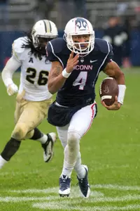 Deshon Foxx and the Huskies are headed to New York City.