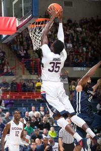 Sophomore Amida Brimah is the AAC Player of the Week.