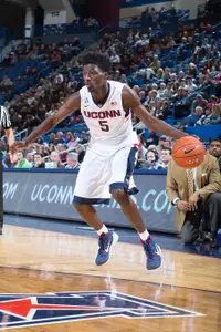 Daniel Hamilton's 11 assists against Coppin State on Sunday marked a season-high for any UConn player.