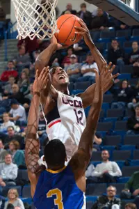 Kentan Facey has reached double-figures in each of the last two games for UConn.