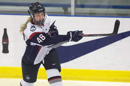 Kayla Campero led UConn with six shots on goal