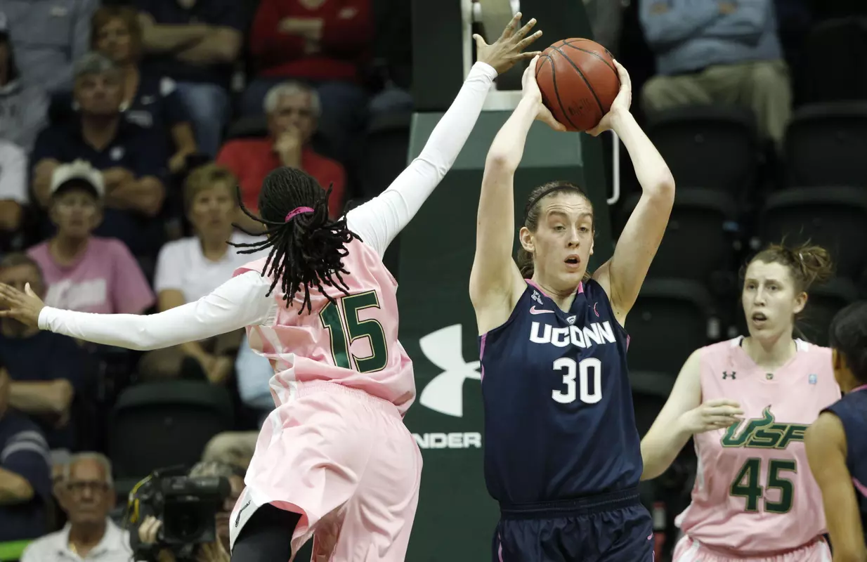 Breanna Stewart scored 15 points in Sunday's win.