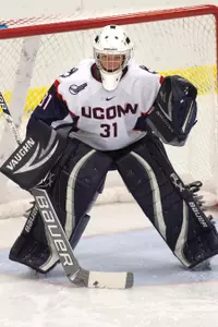 Netminder Sarah Moses is one of four seniors who will be honored