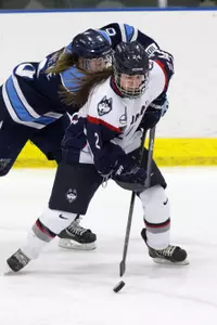 Michela Cava now has nine goals and 25 points this season