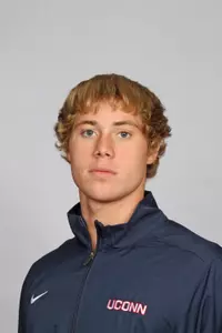 Freshman swimmer James Donlevy was part of the UConn 400-yard freestyle relay team that finished third Saturday.