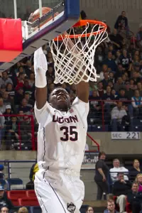 Amida Brimah recorded a career-high 20 points against UCF on Jan. 11