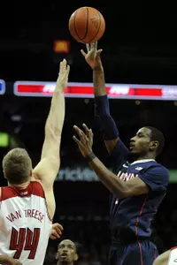 Junior forward DeAndre Daniels grabbed eight rebounds to go along with his team-high 17 points.