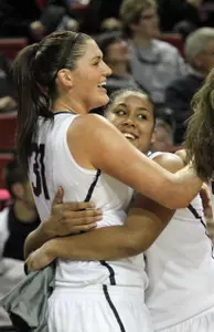 Stefanie Dolson and Kaleena Mosqueda-Lewis