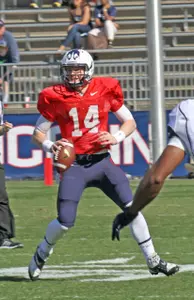 Tim Boyle threw for 97 yards in the game.