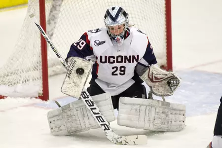 Elaine Chuli earned Team MVP after finishing the year with a .929 save percentage