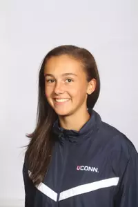 Heather Fyfe accounted for the UConn runs with a two-run blast