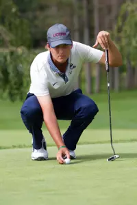 Sophomore Corey Birch competed for the Huskies in the conference championships.