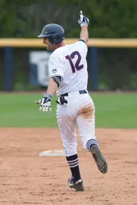 Tom Verdi had four hits in the doubleheader and drove in three runs, including the game two winner
