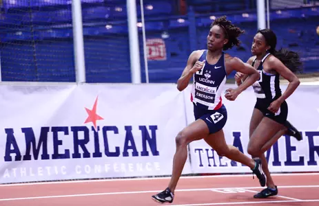 Celina Emerson posted one of UConn's five top-finishes on the weekend