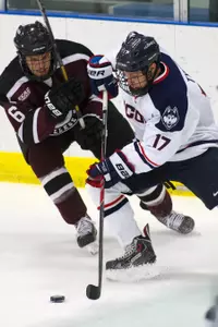 Senior Ryan Tyson looks to motivate the Huskies in 2014-15.