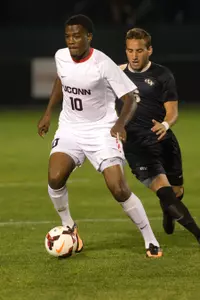 Cyle Larin was one of two Huskies to be named to the 2014 MAC Hermann Watch List.