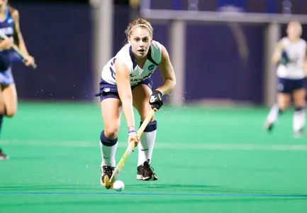 Chrissy Davidson was one of three Huskies to record an assist in Saturday's game.