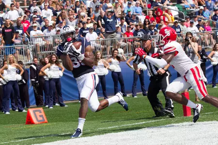 Geremy Davis had a 30-yard TD reception on Saturday.