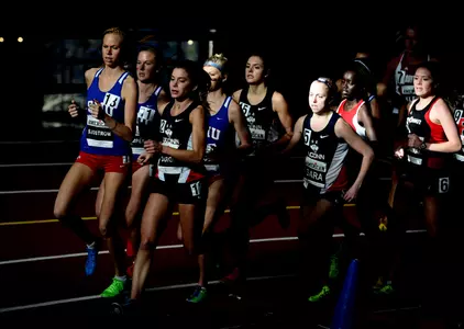 Emily Durgin's top result in the 3000m run was one of five first-place finishes for UConn on Saturday.