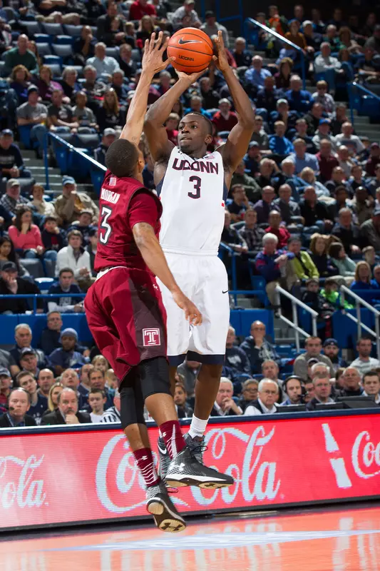 Terrence Samuel scored a career-high 12 points in UConn's loss to Tulsa on Tuesday.