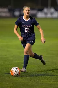 Freshman Heidi Druehl netted her first career point with the Huskies in the 1-0 win over Houston.