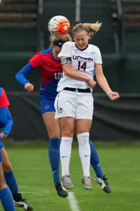 Senior Sam McGuire has scored a goal in the last four straight games for the Huskies.