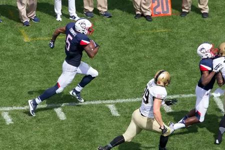 Noel Thomas is the leading receiver for the Huskies.
