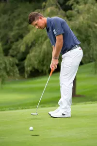 Senior John Flaherty had UConn's second-best score.