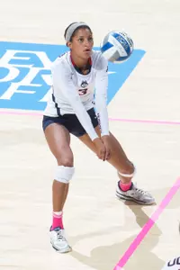 Jade Strawberry posted 10 kills and 16 digs against Memphis.
