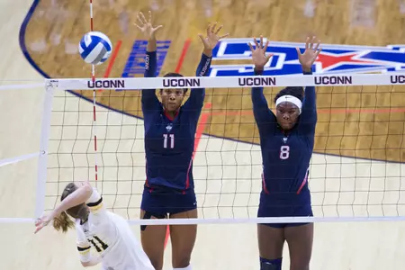Immanuella Anagu needs just five blocks to stand fourth among UConn's career blocks leaders.