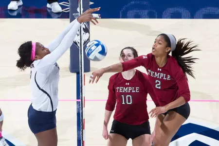 Immanuella Anagu is eight blocks away from ranking third among UConn's all-time blocks leaders.