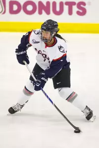 Sophomore Leah Lum recorded three points last weekend and is now tied for first on the team with eight points.