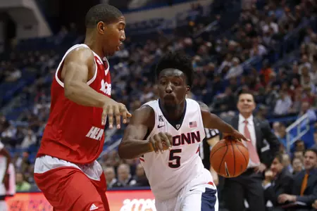 Daniel Hamilton led the team with 13 rebounds.