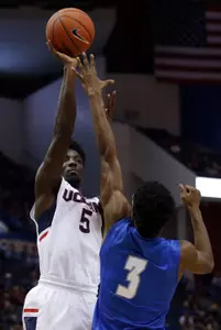 Daniel Hamilton recorded a triple-double vs. Central Connecticut on Dec. 23 at the XL Center.