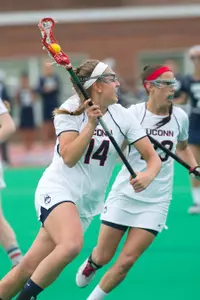 Emily Anderson leads all Huskies with 10 draw controls this season.