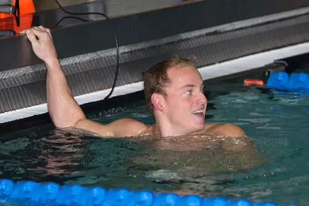 Chris Girg was one of nine Huskies to be named to the All-Conference Team on Thursday.