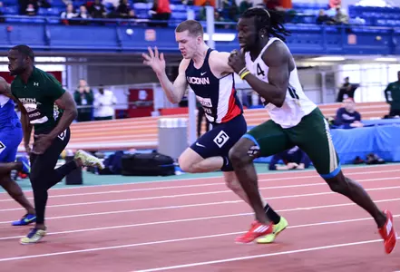Patrick Hayes turned in the fourth-best 60m dash result in The American this season.