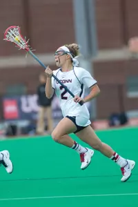 Alexandra Crofts was one of three Huskies to register a goal in UConn's game against the Eagles last season.