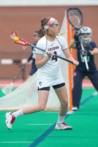 Katherine Finkelston tallied two goals in UConn's win over Fairfield last year in Storrs.